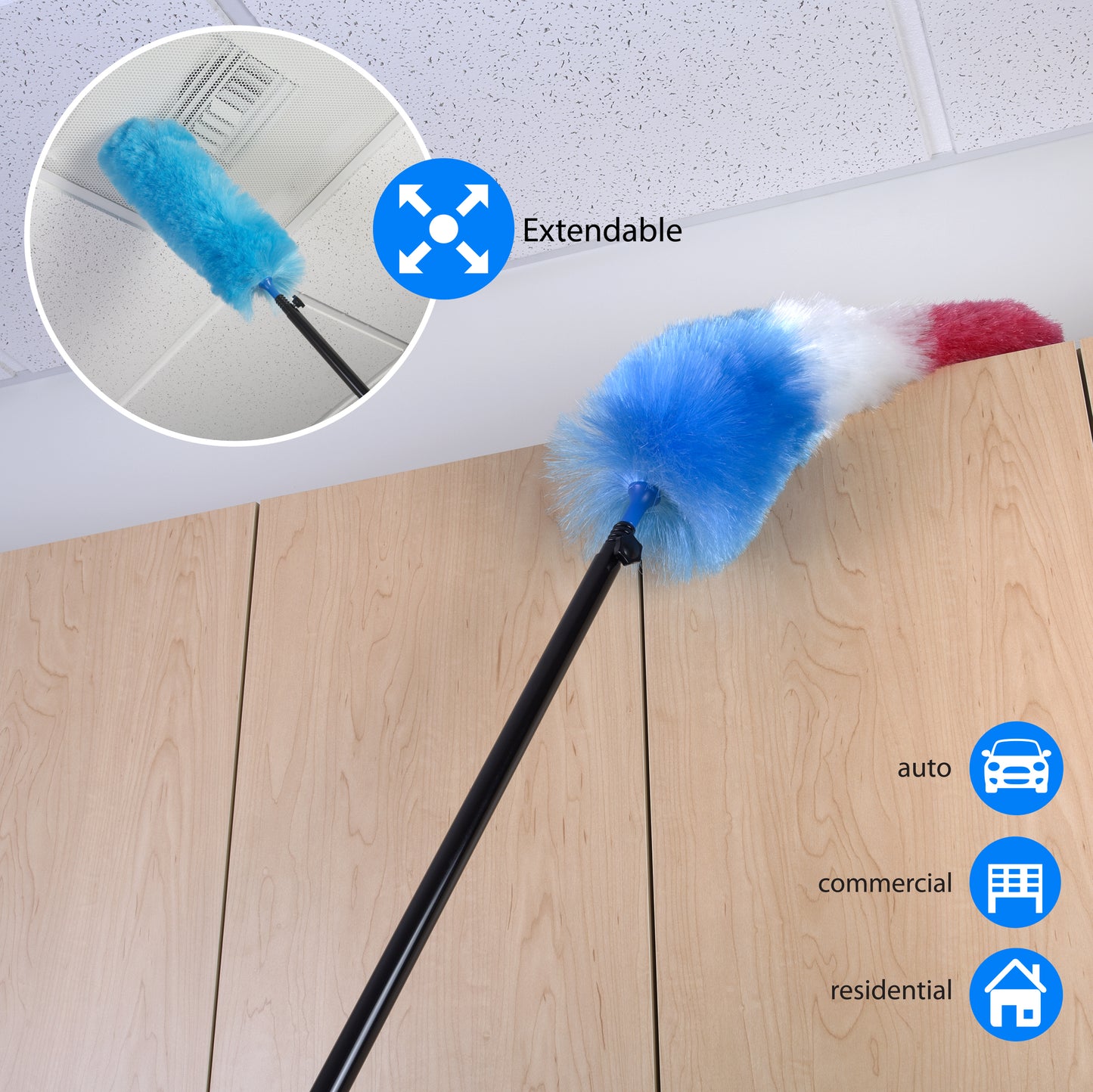 Static Duster with Extension Pole