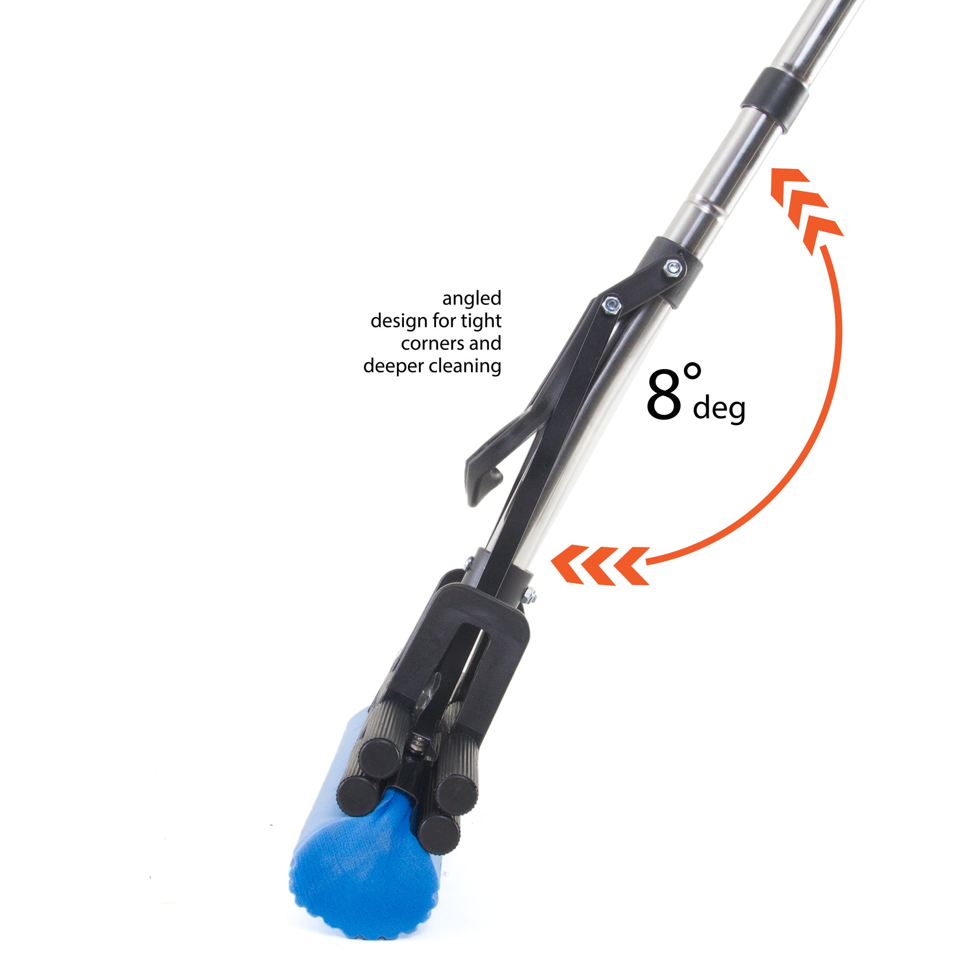 ADDIS Cotton Mop Refill, Graphite/Metallic,White (Pack Of 2